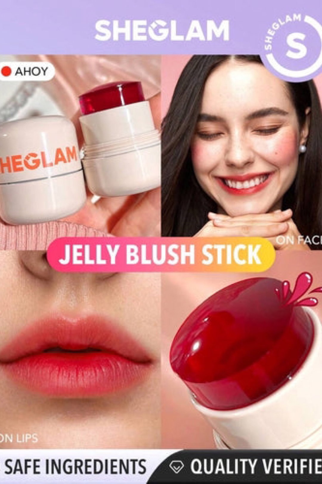 أحمر خدود SHEGLAM Jelly - Ahoy كريمي