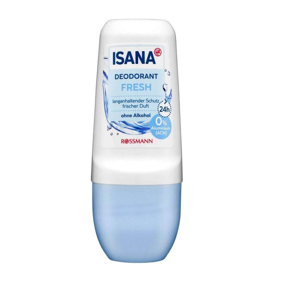 Isana Fresh Déodorant à bille Sans Alcool Sans Aluminium