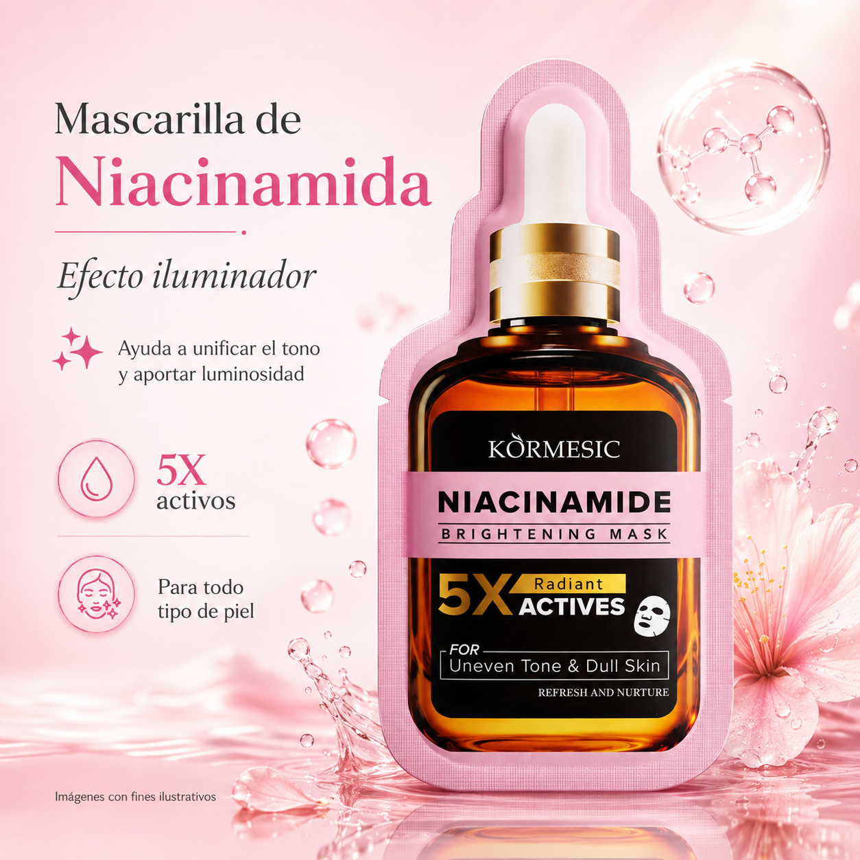 Mascarillas Faciales Serum variedad _2