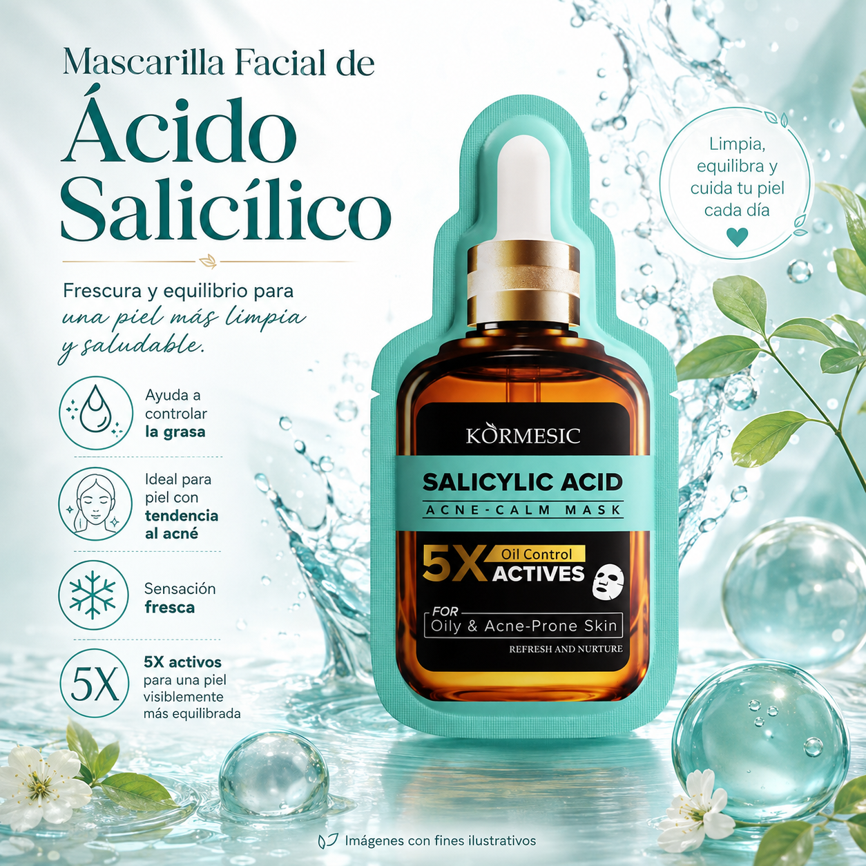 Mascarillas Faciales Serum variedad _3