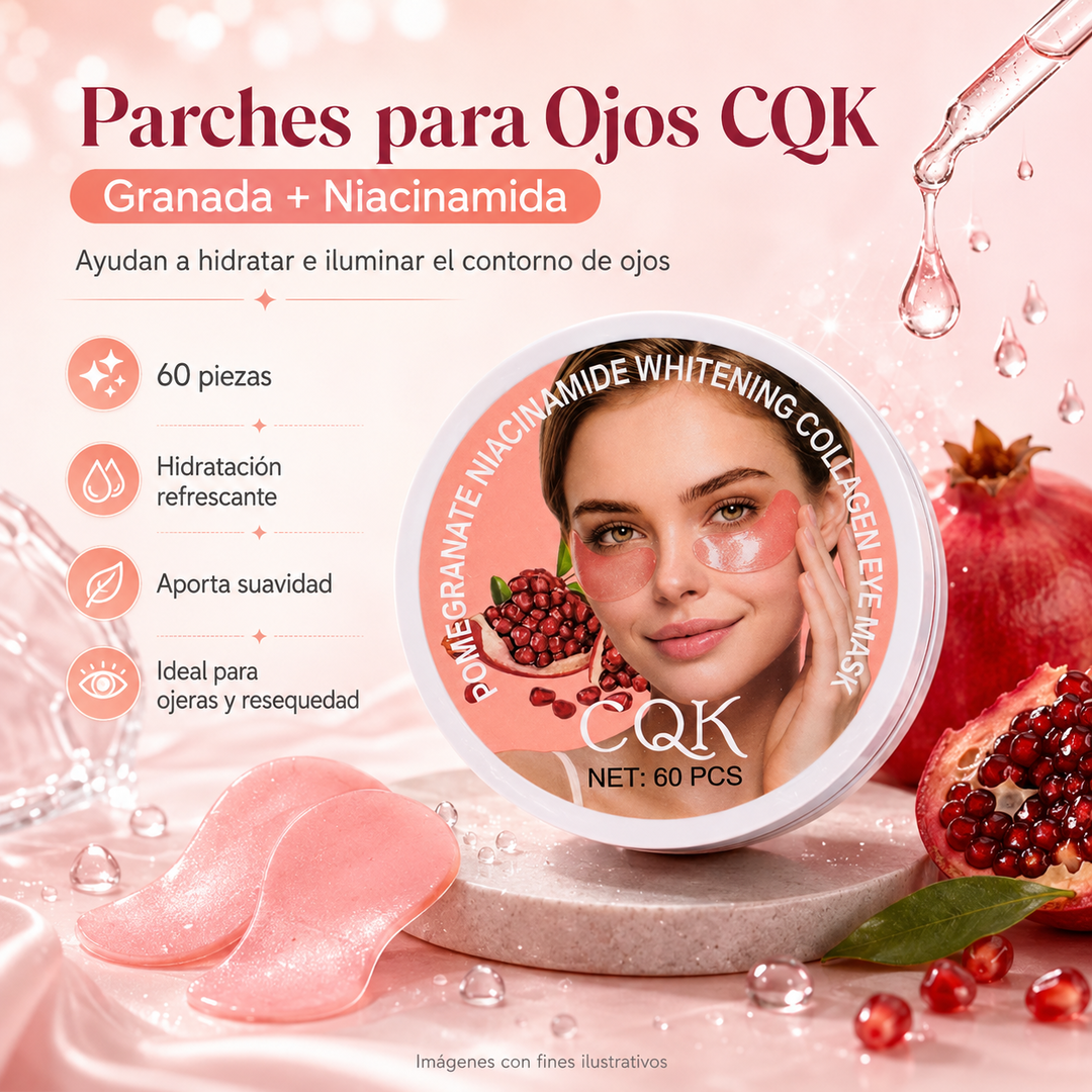 Parches para ojos Granada + Niacinamida