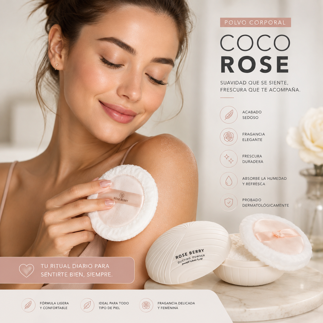 Talco Corporal Coco Rose