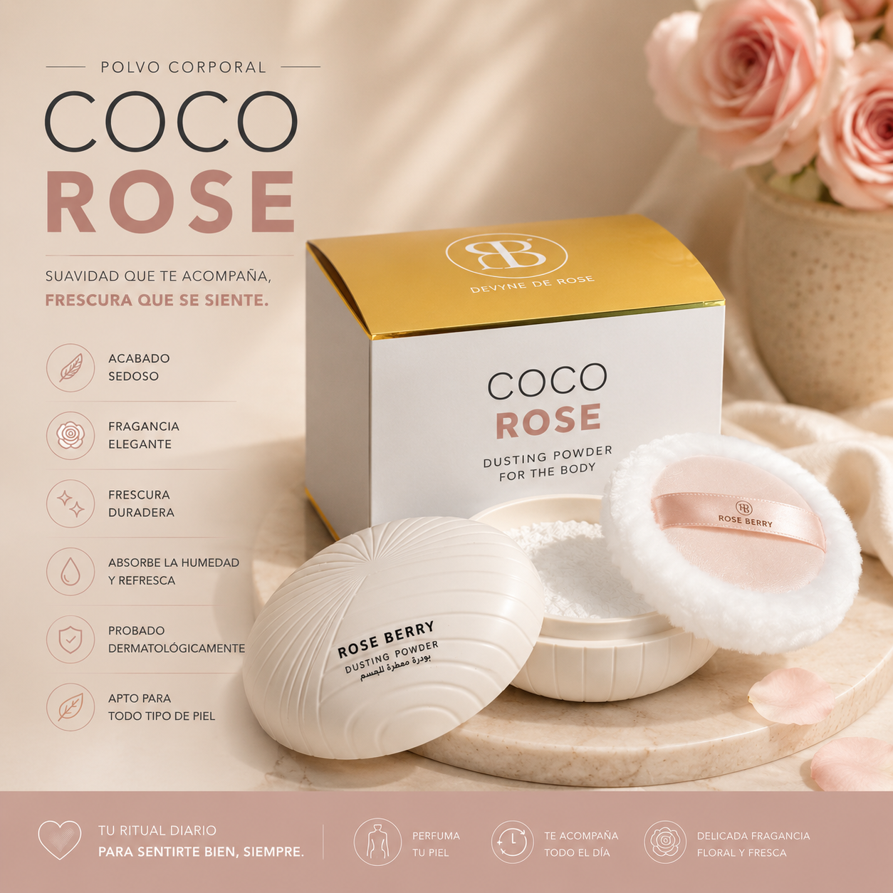 Talco Corporal Coco Rose_2