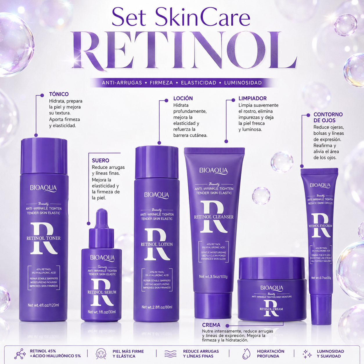 Kit de Retinol Bioaqua _1