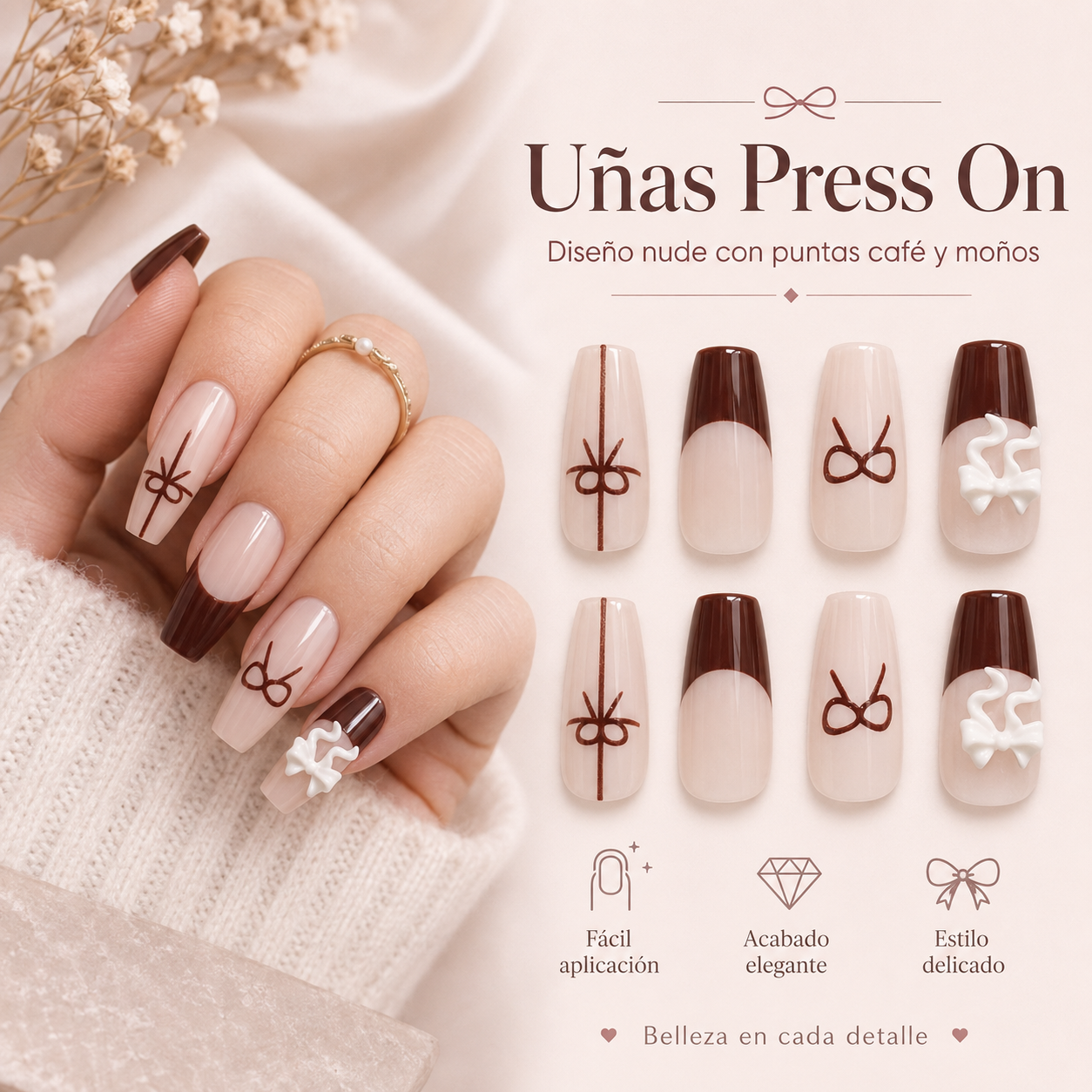 Uñas Press On varios estilos _1