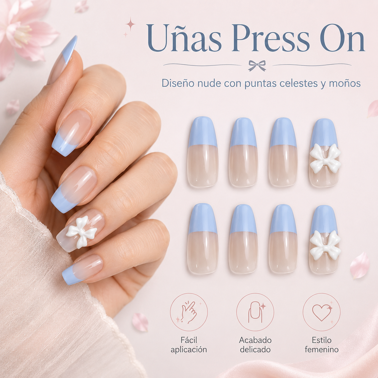 Uñas Press On varios estilos _2
