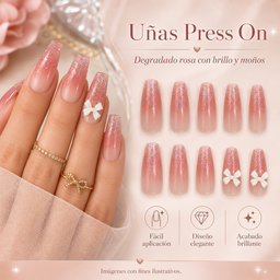 Uñas Press On varios estilos 