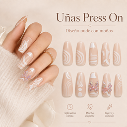 Uñas Press On varios estilos 