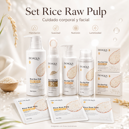 Kit de Arroz BIOAQUA facial y corporal 
