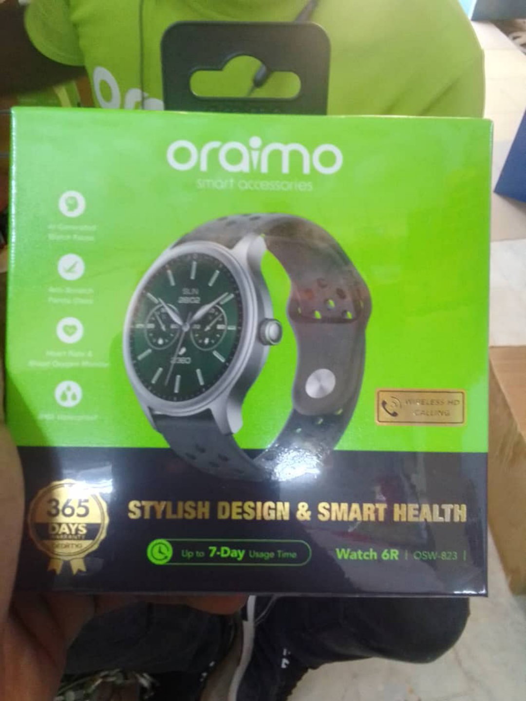 Oraimo Watch 6R - Montre connectée intelligente 