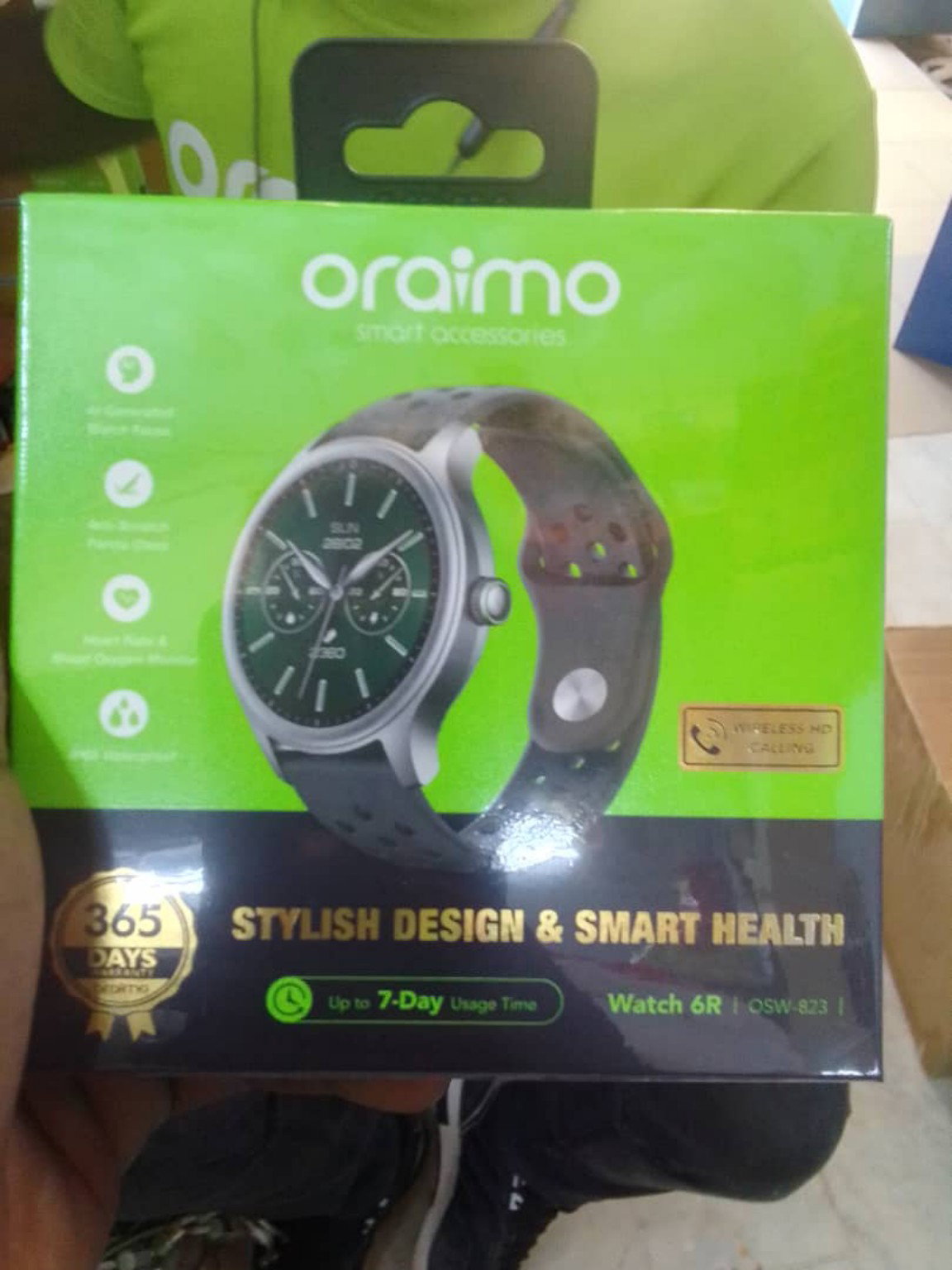 Oraimo Watch 6R - Montre connectée intelligente 