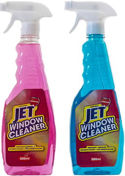 Jet Glass Cleaner - 500ml, 12 Bottles in box