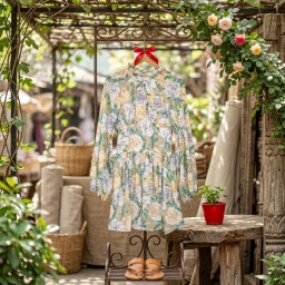 Printed Halter design dress 