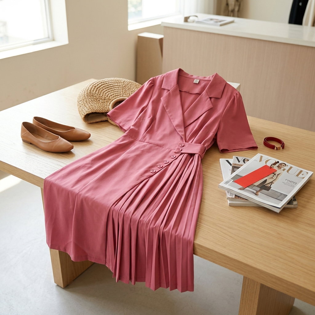 Formal Short design dress  _1