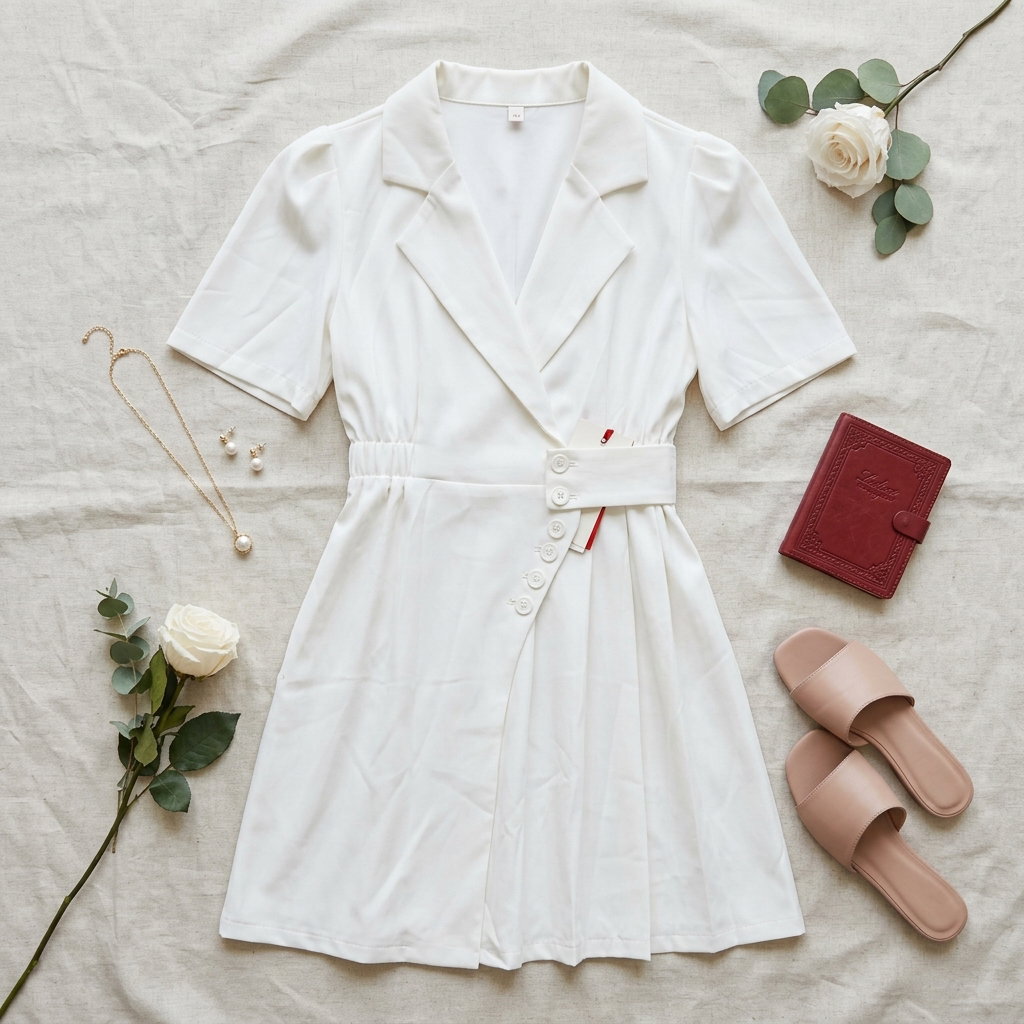 Formal Short design dress   _1