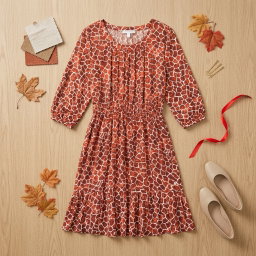 Printed  design dress   for Girls