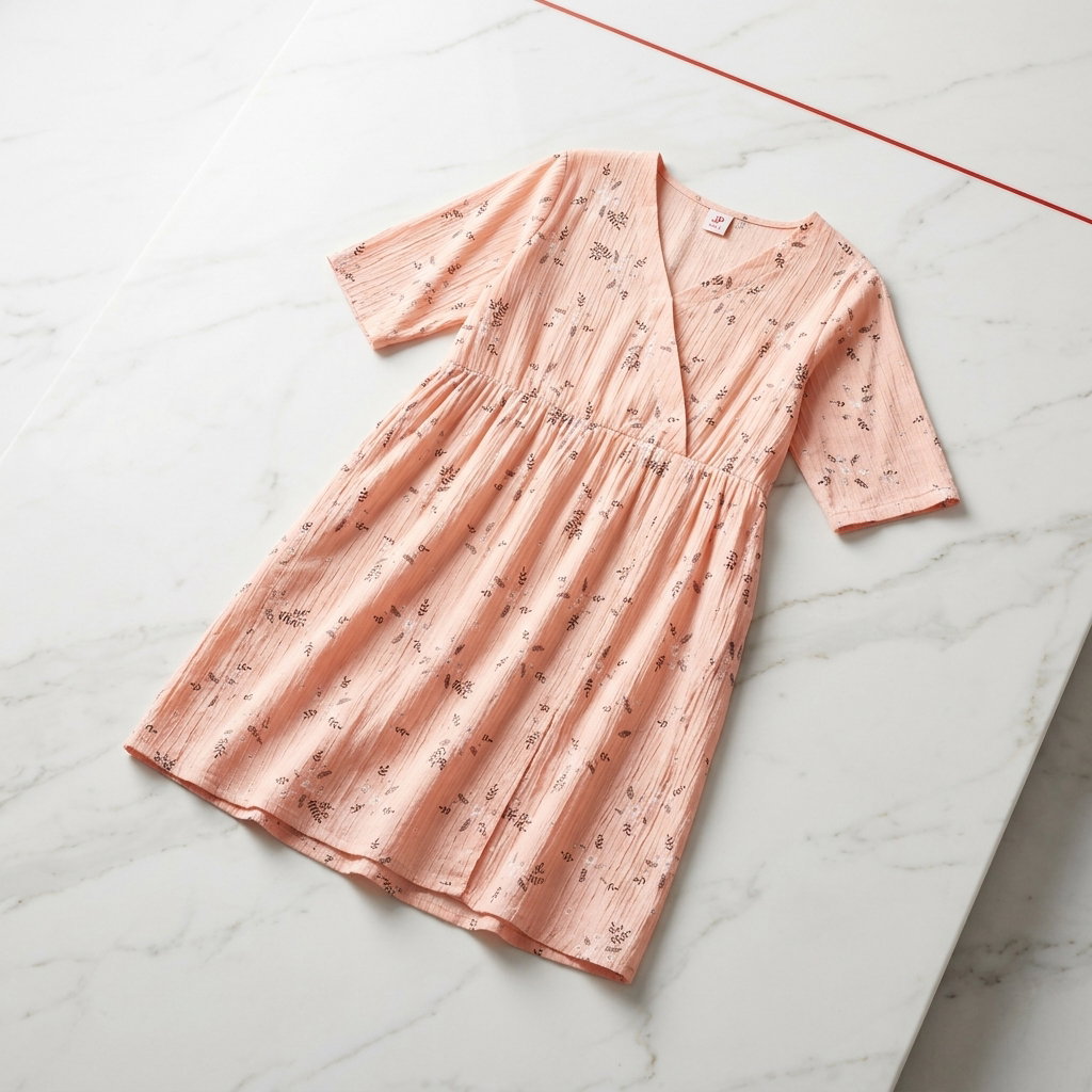 Printed  design dress   for Girls _2
