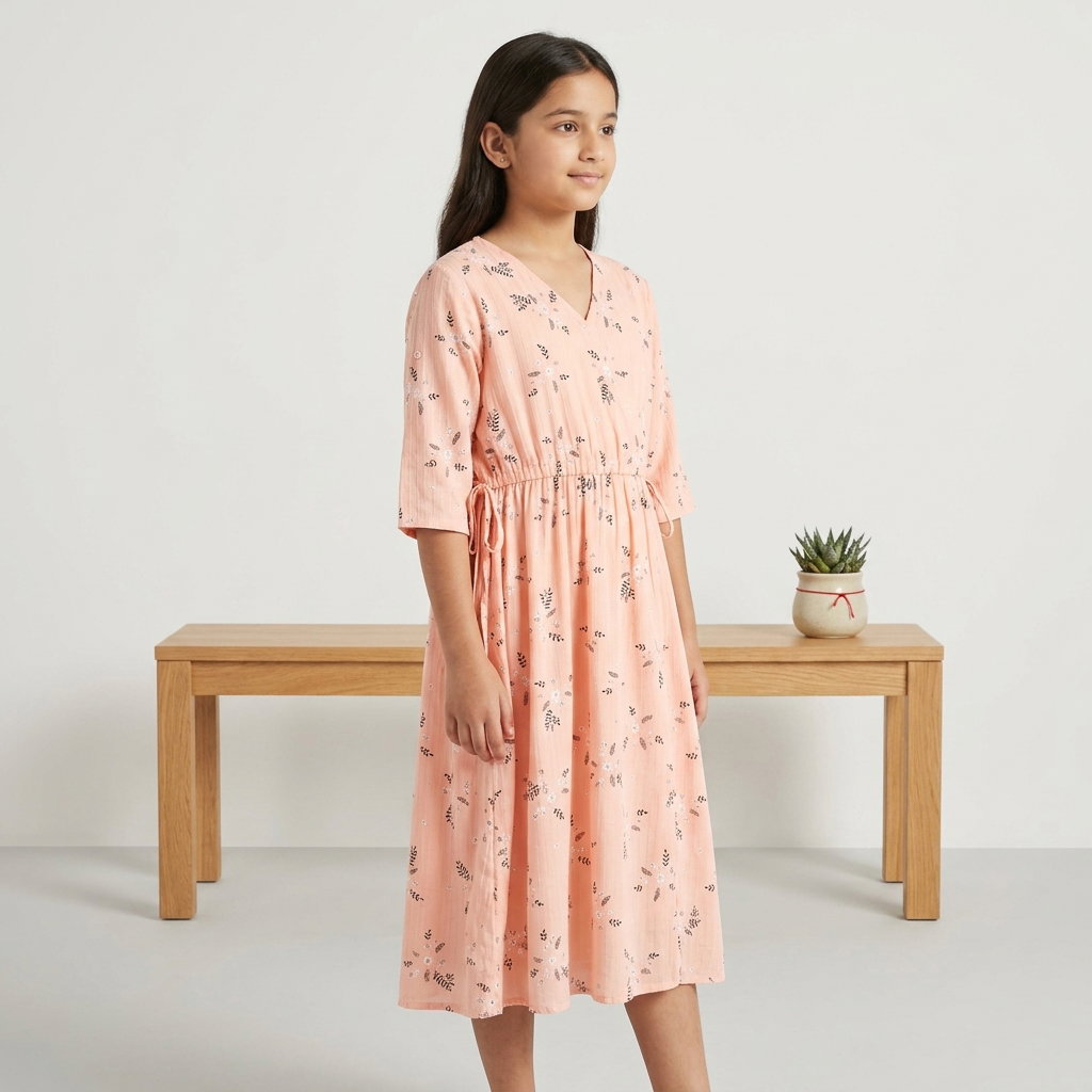 Printed  design dress   for Girls _3
