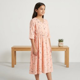 Printed  design dress   for Girls 