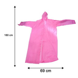EVA Hooded Long Rain Coat