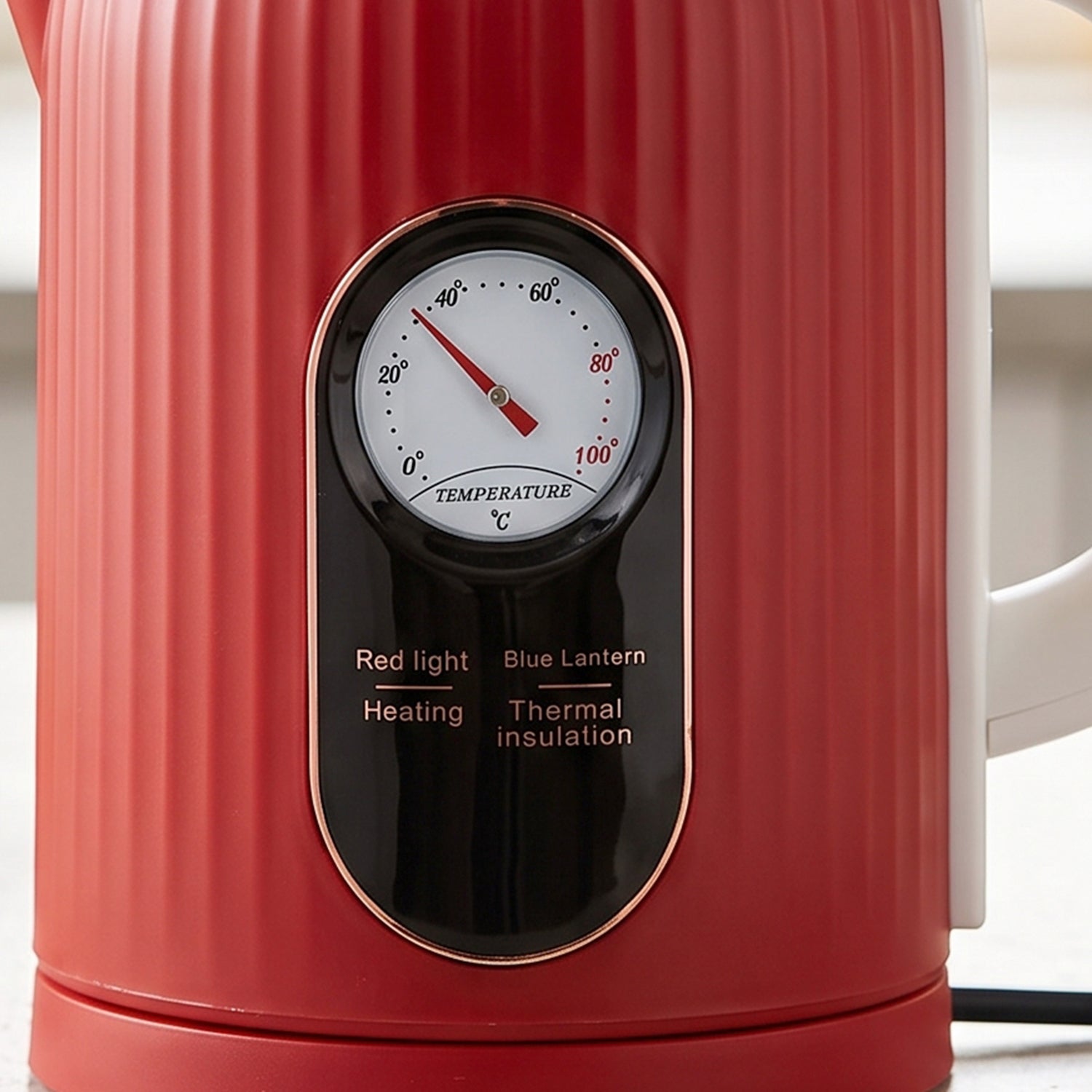 Electric Kettle 2 Litre 1500W Red for Tea Coffee Milk and Hot Water _2