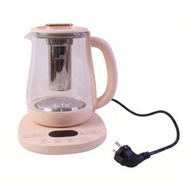 Suta Electric Glass Kettle 2.3L Tea Maker with Infuser and Temperature Control (1 Pc)