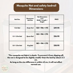 2-IN-1 MOSQUITO NET & SAFETY BEDRAIL