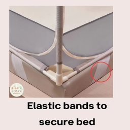 2-IN-1 MOSQUITO NET & SAFETY BEDRAIL