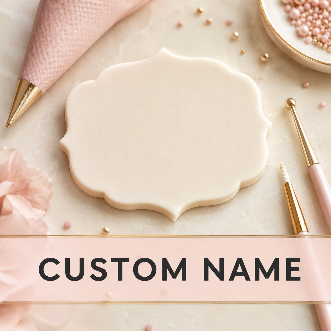 ADD-ON: Fondant Name Custom Decor_0