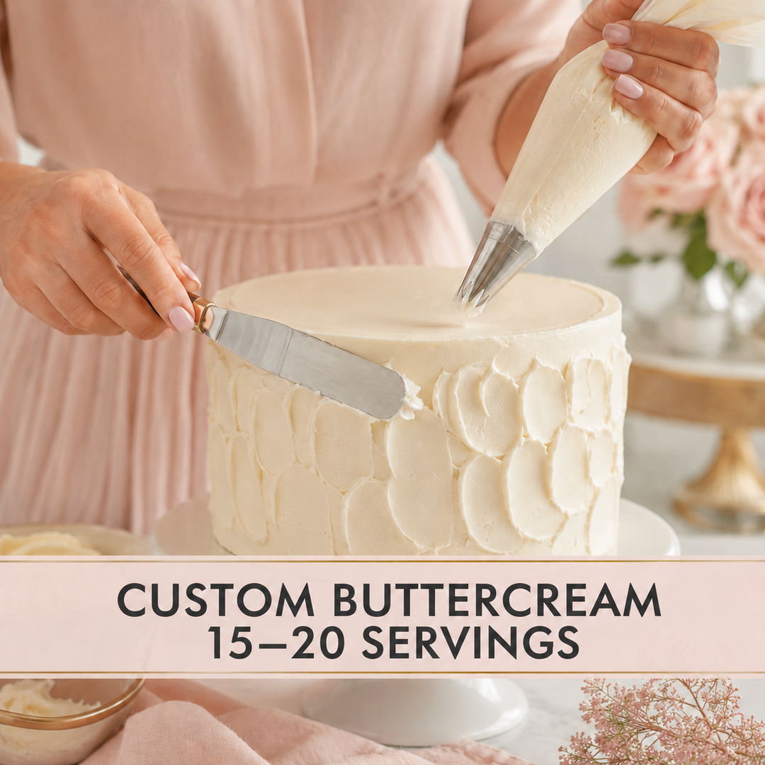 Custom Buttercream Cake aprox 25 servings