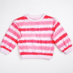 Baby Girl Sweatshirt | Pink White 