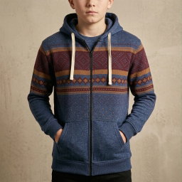 Criminal Damage Boys Hoodie-Brown