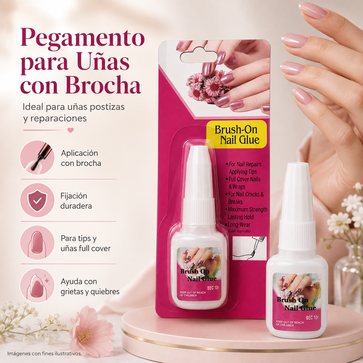 Pegamento para Uñas con brocha_0
