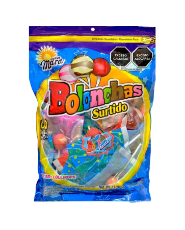 PALETA BOLONCHA SURTIDO OPTIMAL MARA BSA C/40 PZS