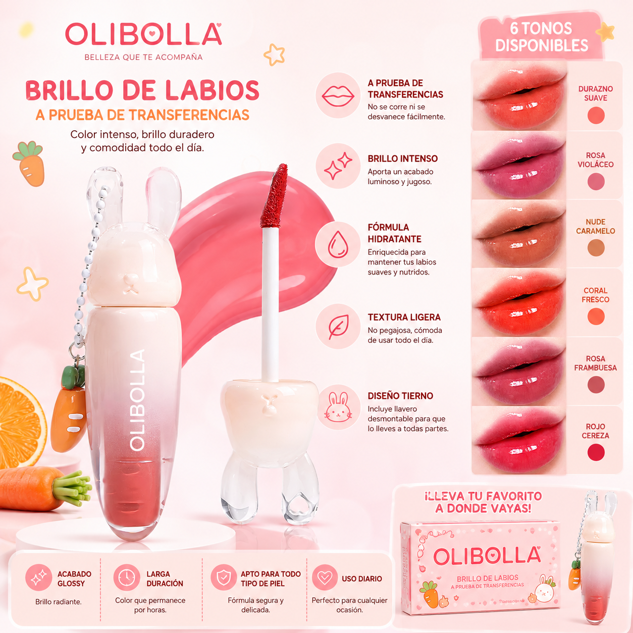 Tinta de Labios Intransferible conejo 🥕_1