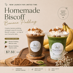 Banana Pudding Latte Series (Limited Quantity)