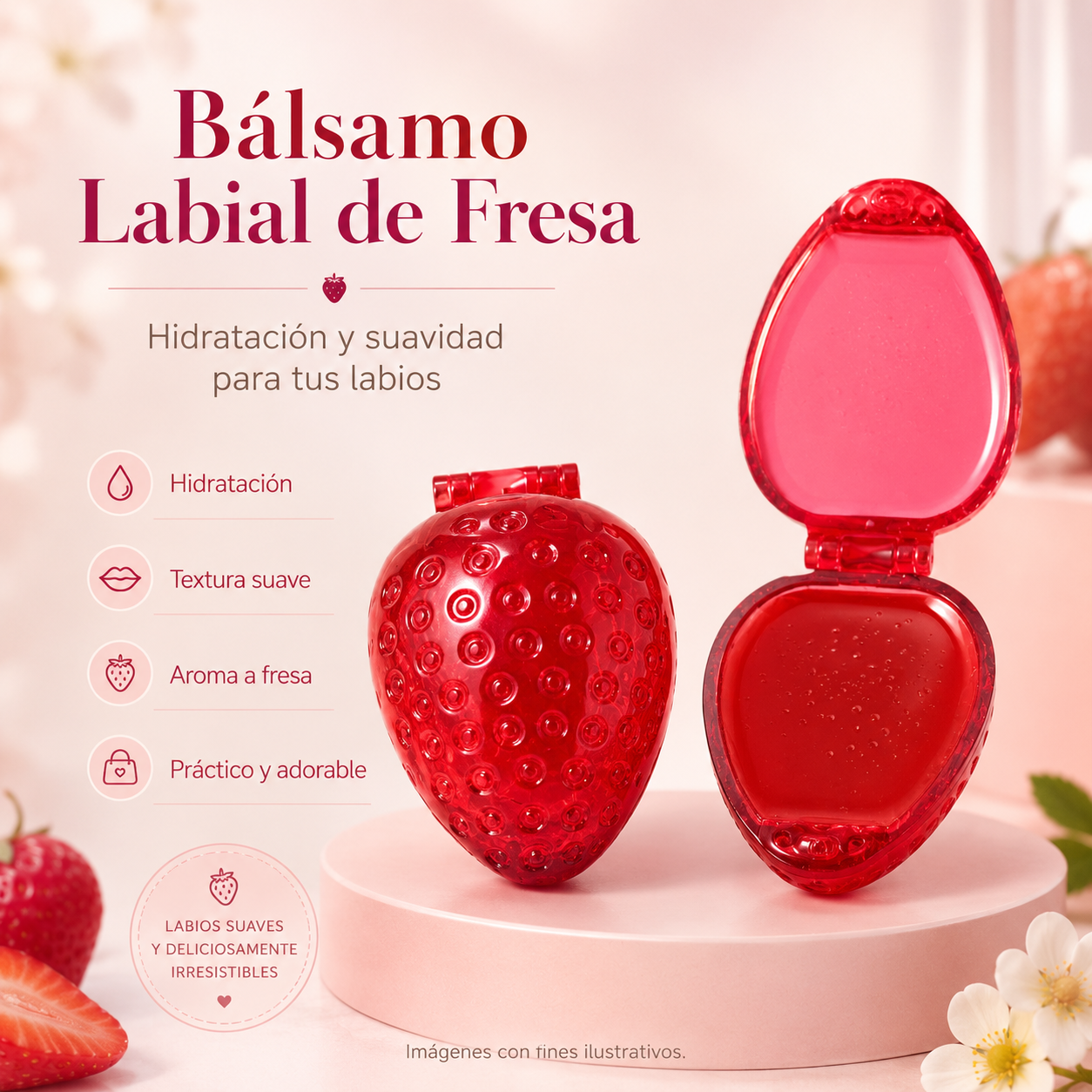 Bálsamo de Labios Fresa _0