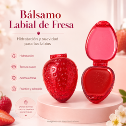 Bálsamo de Labios Fresa 