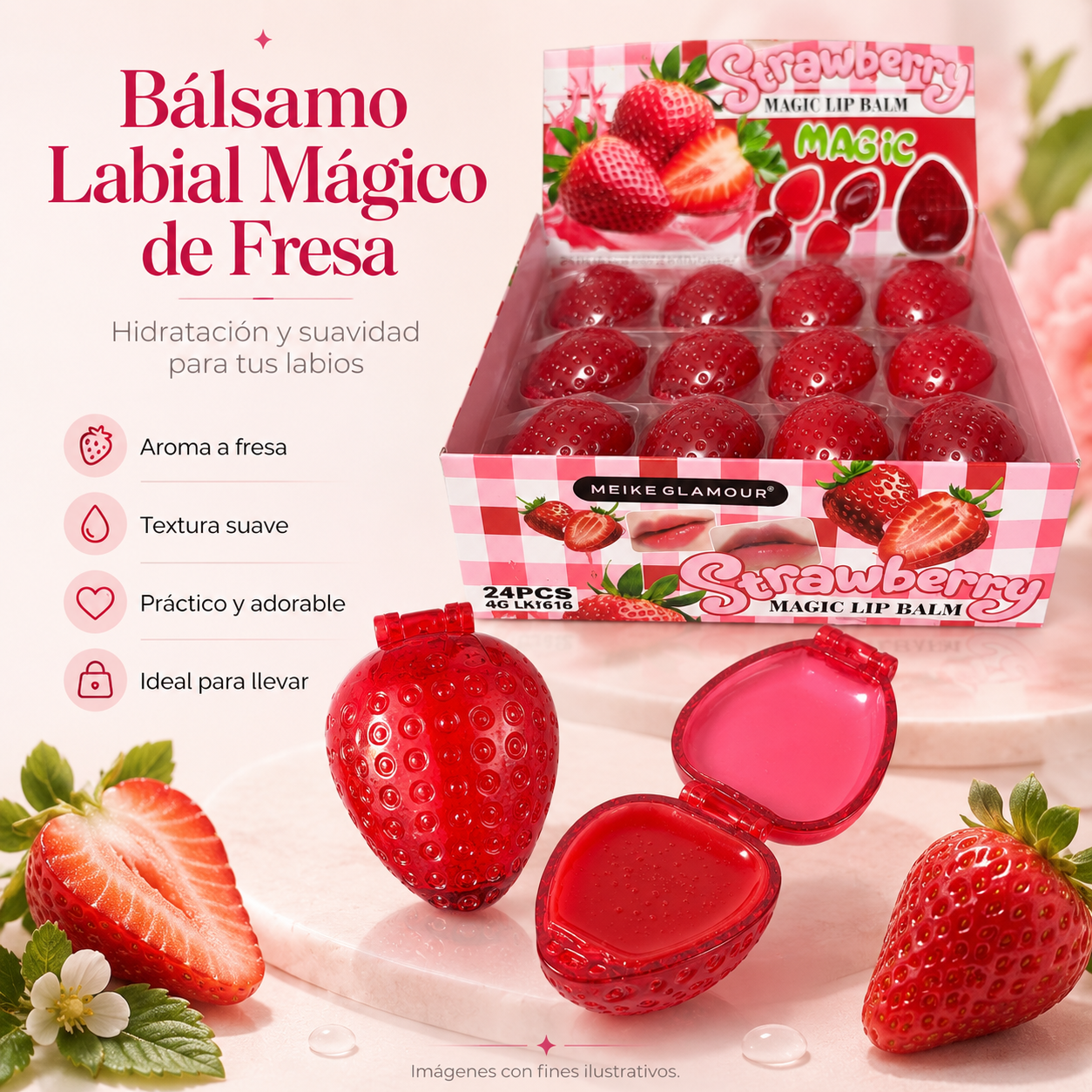 Bálsamo de Labios Fresa _1