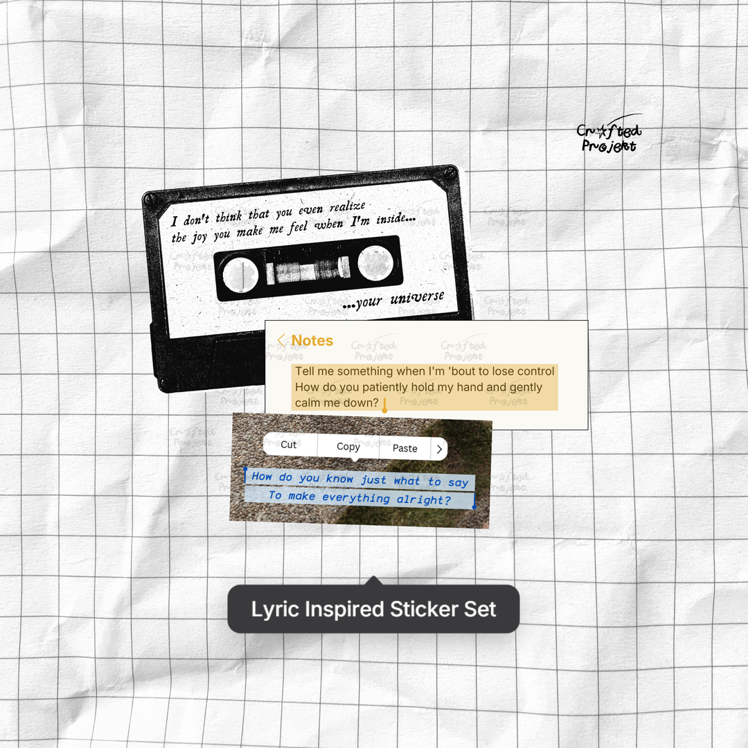 Your Universe | Lyric-Inspired Stickers