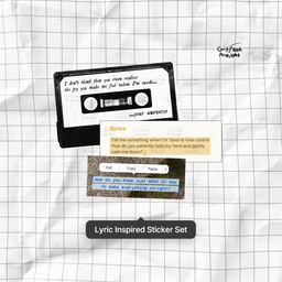Your Universe | Lyric-Inspired Stickers