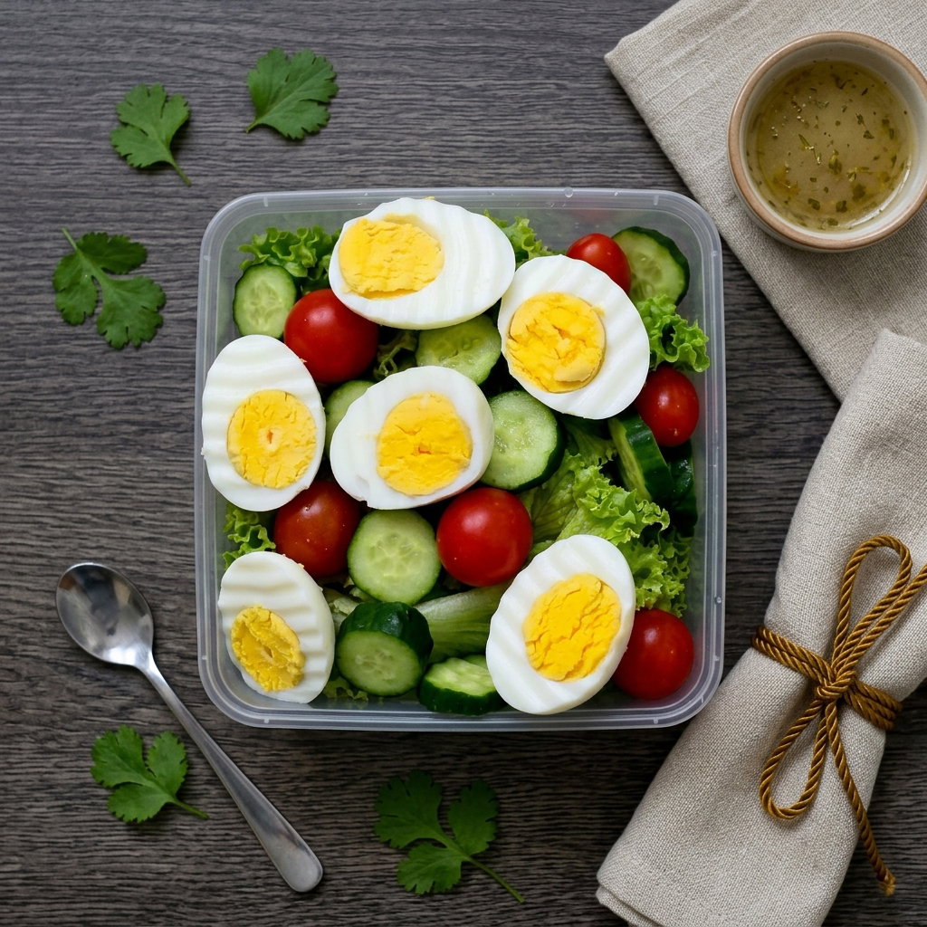 Egg and salad 