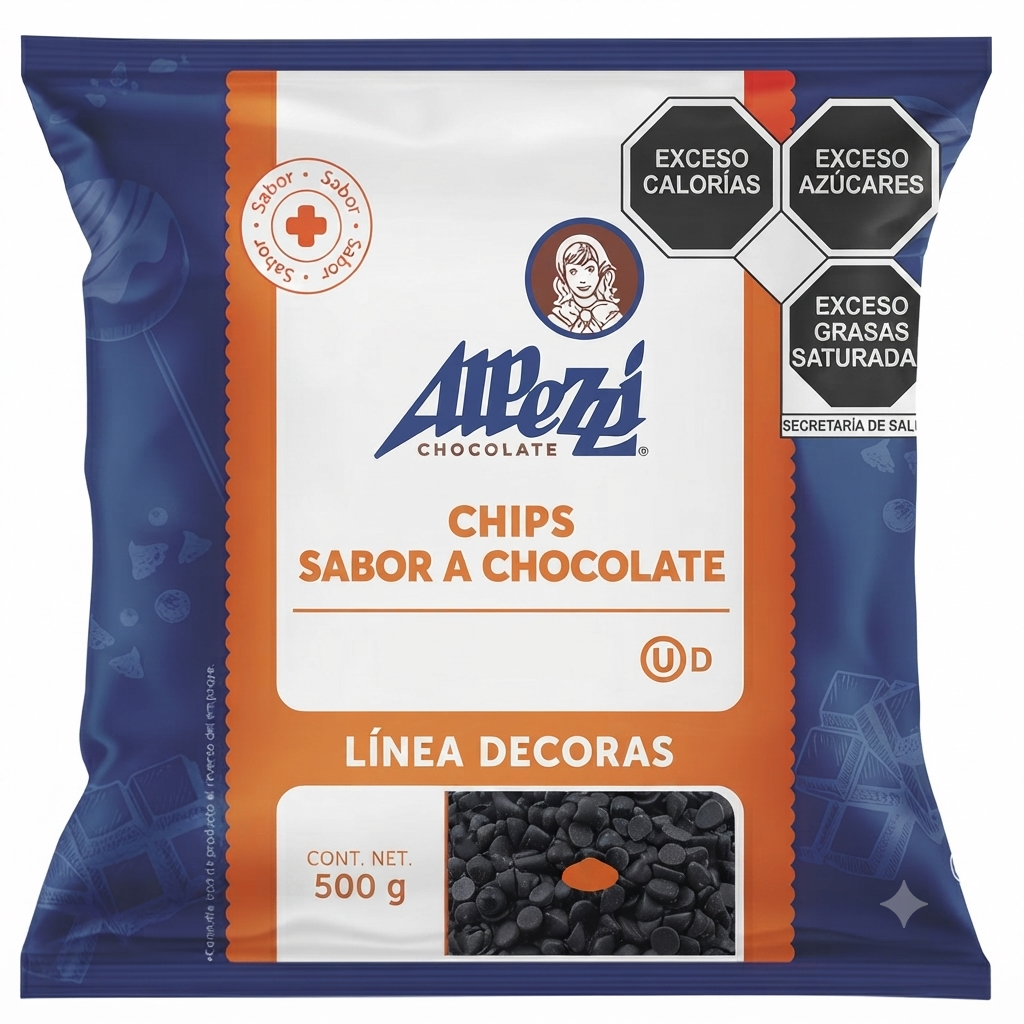 Chispa para Derretir Negro 500gr ALPEZZI