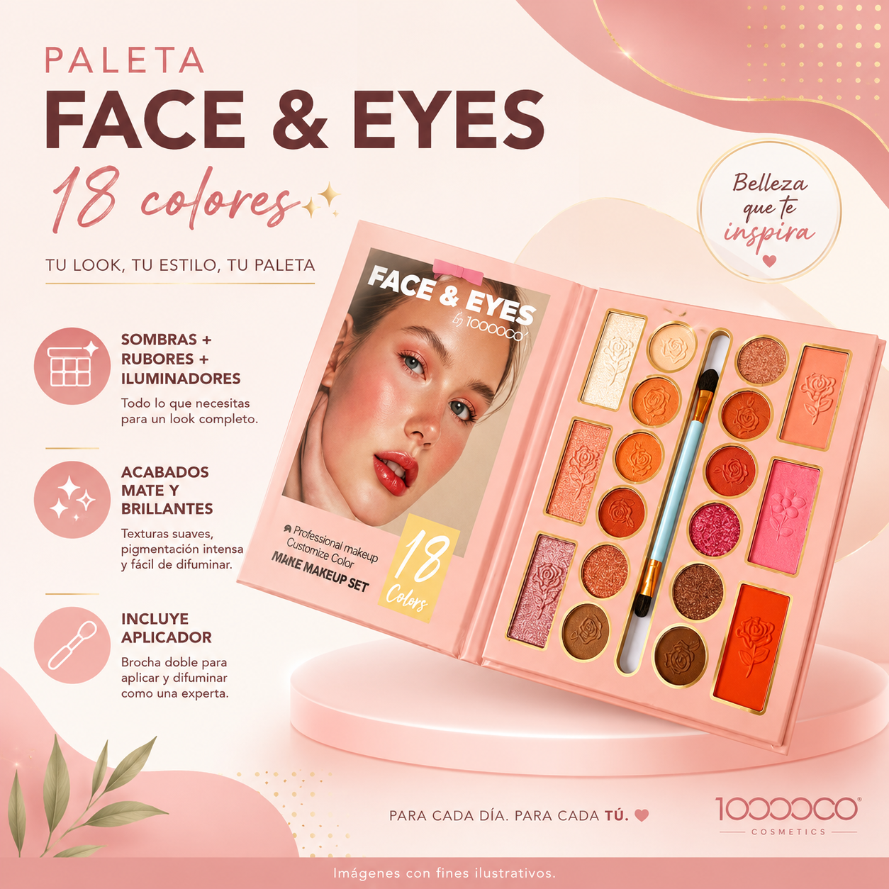 Paletas de sombras 18 Colores_4