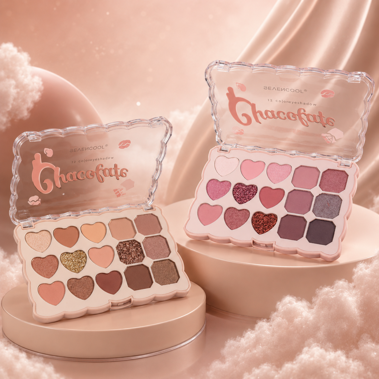 Paletas de Sombras Chocolate Sevencool_1