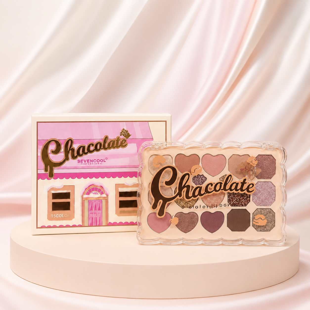 Paletas de Sombras Chocolate Sevencool_3