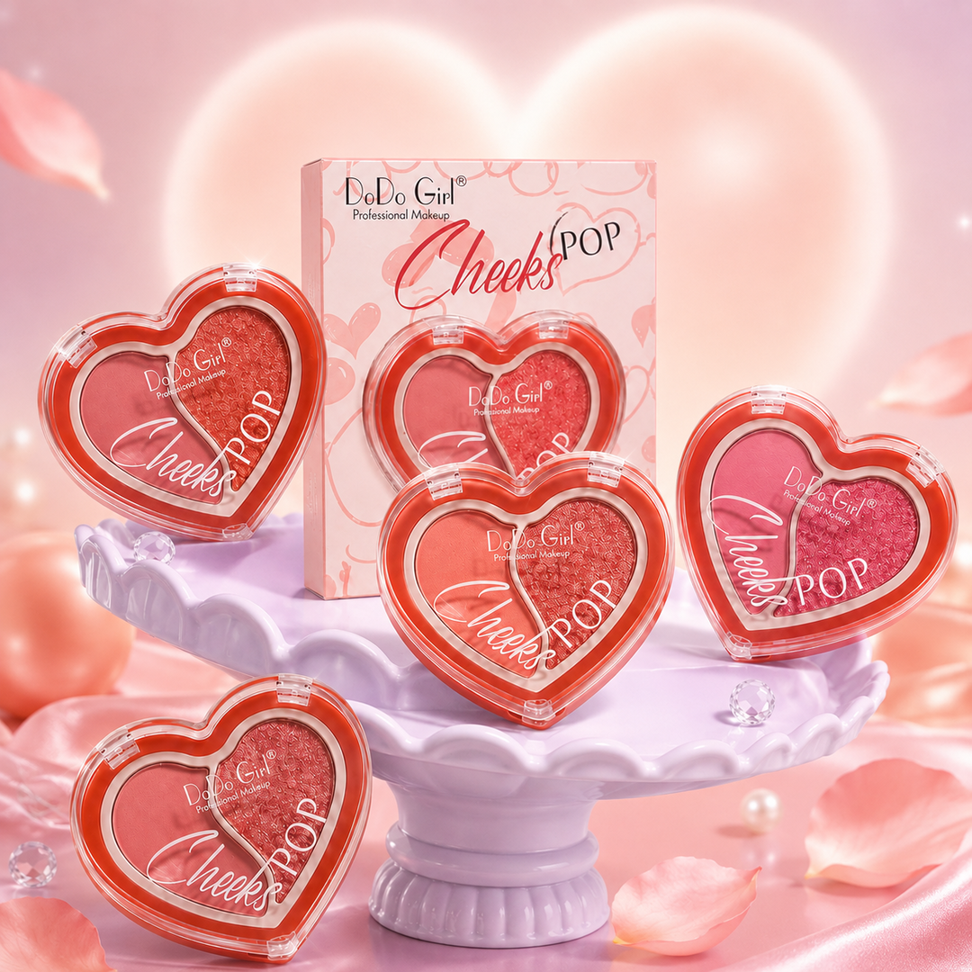 💕 Cheeks Pop – Rubor Dúo en Corazón 💕