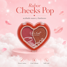 💕 Cheeks Pop – Rubor Dúo en Corazón 💕