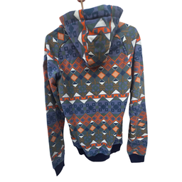 Criminal Damage Boys Hoodie-Orange/Navy