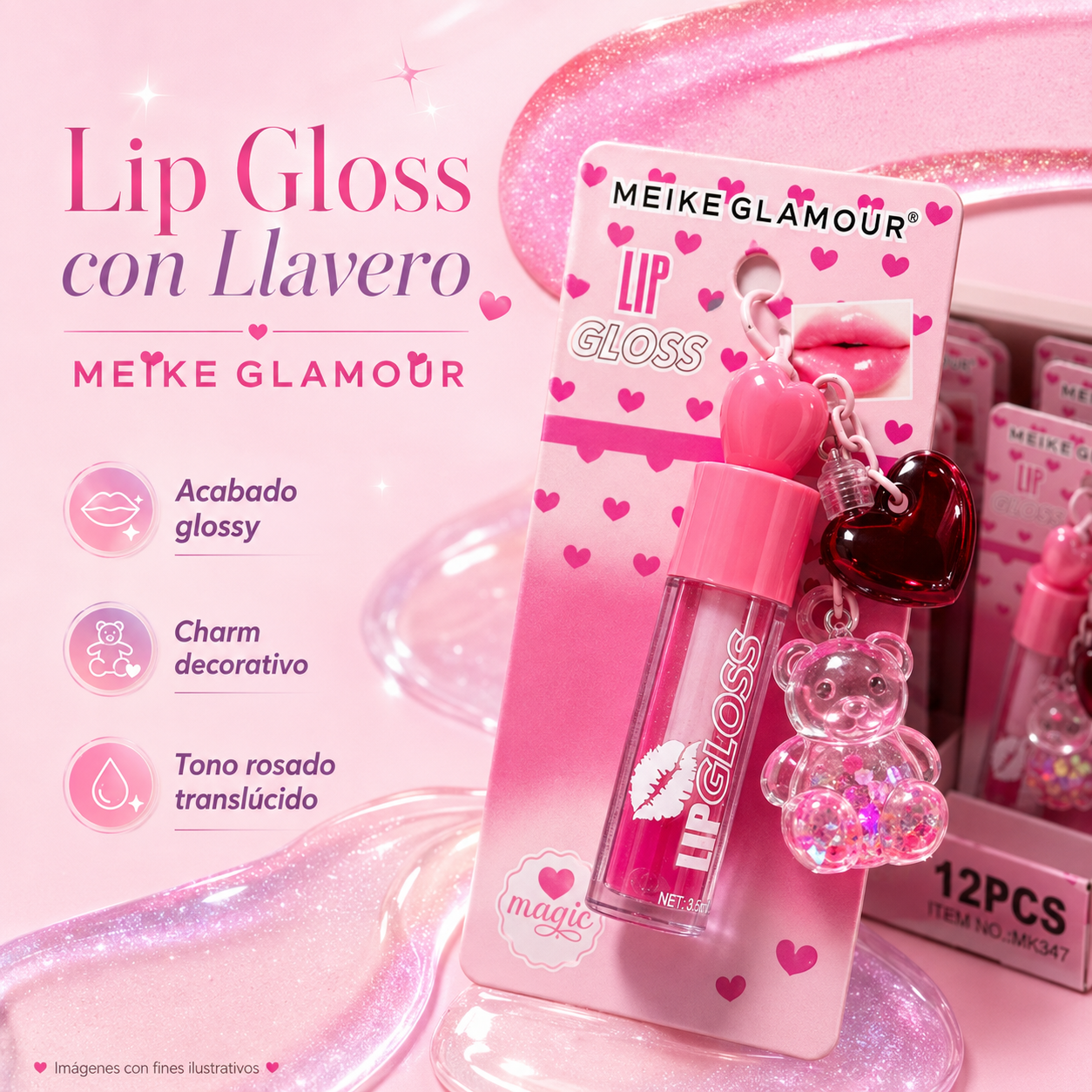 Llavero Gloss + Tinta 🐻 _1